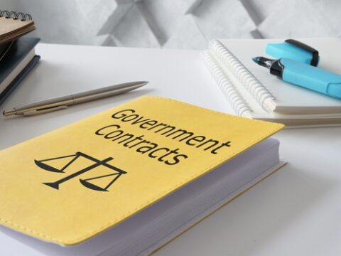 government contracts on a founders desk