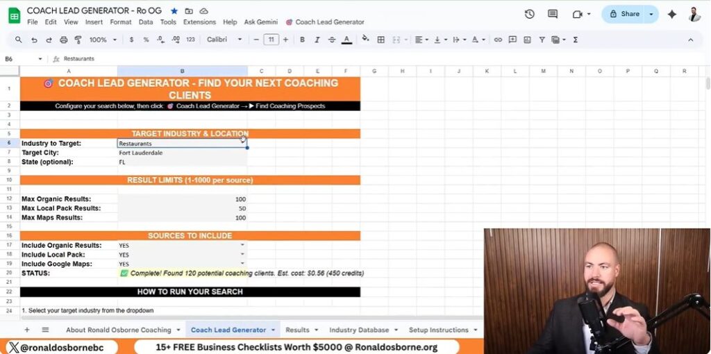 Setting Up The Lead Generator